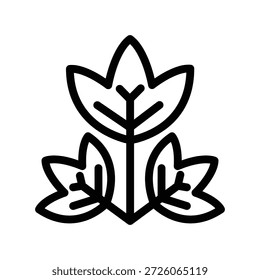 Leaf icon illustration vector design template