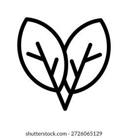 Blattsymbol, Vektordesign-Vorlage