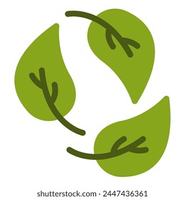 Leaf Icon Illustration, for web, app, infographic, etc