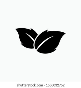 Leaf Icon. Leaves Illustration As A Simple Vector Sign & Trendy Symbol for Design and Sport Websites, Presentation or Application.