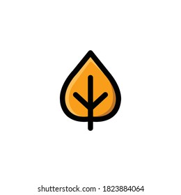 Leaf Icon, Leaves Logo, Autumn Symbol .