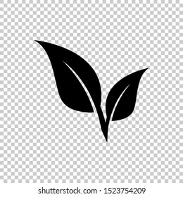 icono de hoja. hoja símbolo ilustración vectorial