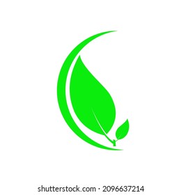 leaf icon to logo company nature