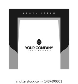 Leaf Icon Logo Design Concept