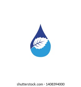 Leaf icon logo design inspiration vector template