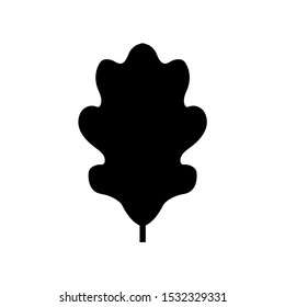 Leaf icon, logo isolated on white background