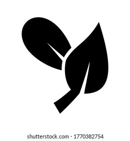 Leaf icon or logo isolated sign symbol vector illustration - high quality black style vector icons
