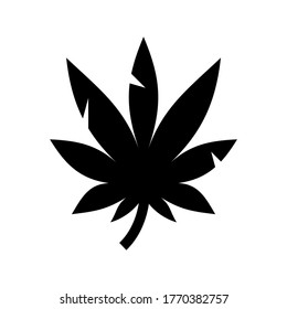 Leaf-Symbol oder Logo einzeln auf Zeichensymbolen Vektorgrafik - hochwertige Vektorsymbole in schwarzem Stil
