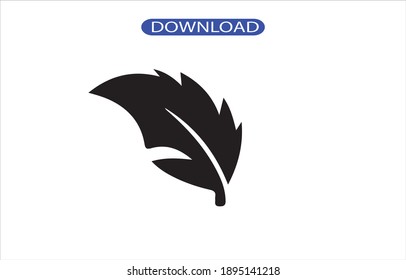 leaf icon or logo isolated sign symbol vector illustration - high quality black style vector icons.