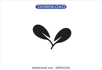 leaf icon or logo isolated sign symbol vector illustration - high quality black style vector icons.
