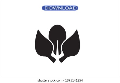leaf icon or logo isolated sign symbol vector illustration - high quality black style vector icons.