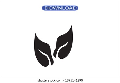 leaf icon or logo isolated sign symbol vector illustration - high quality black style vector icons.