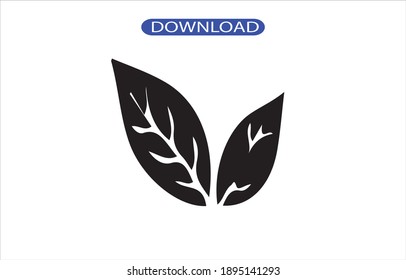 leaf icon or logo isolated sign symbol vector illustration - high quality black style vector icons.