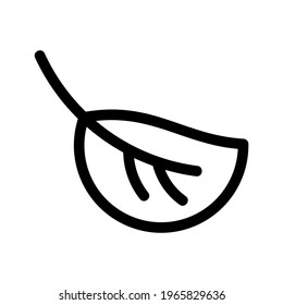 icono de hoja o logotipo símbolo de signo aislado ilustración vectorial ilustración de alta calidad estilo negro vectores iconos
