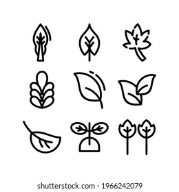 leaf icon or logo isolated sign symbol vector illustration - Collection of high quality black style vector icons
