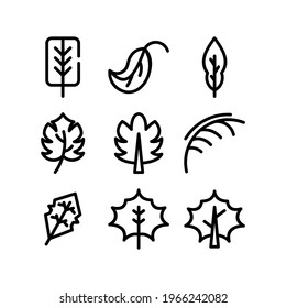 leaf icon or logo isolated sign symbol vector illustration - Collection of high quality black style vector icons
