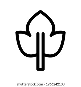 leaf icon or logo isolated sign symbol vector illustration - high quality black style vector icons
