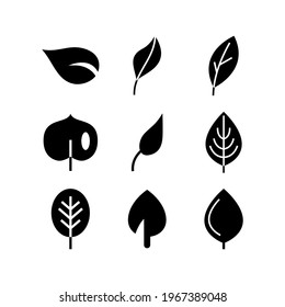 leaf icon or logo isolated sign symbol vector illustration - Collection of high quality black style vector icons
