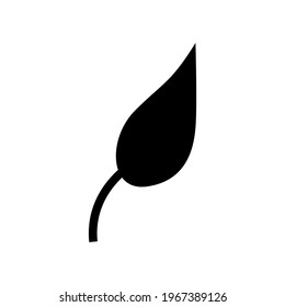leaf icon or logo isolated sign symbol vector illustration - high quality black style vector icons
