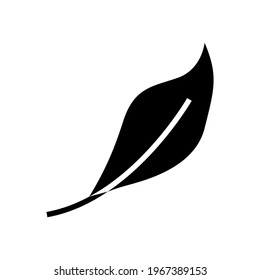 leaf icon or logo isolated sign symbol vector illustration - high quality black style vector icons
