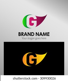 Leaf icon Logo Letter G
