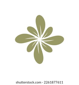 Leaf icon logo vector design