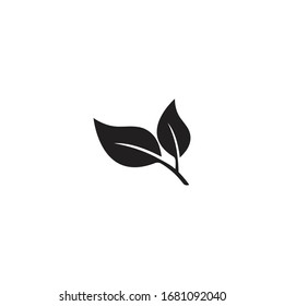 leaf icon logo vector template design