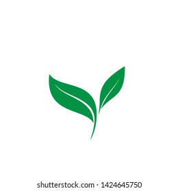 Leaf Icon. Natural Product, Vegan Illustration As A Simple Vector Sign & Trendy Symbol for Design and Websites, Presentation or Mobile Application. 