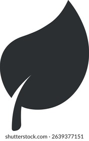 Leaf icon. Natural signs and symbols.