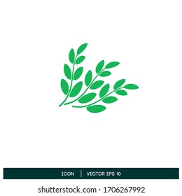 leaf icon natural symbol design element logo template vector eps 10