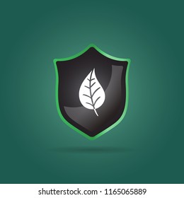 leaf icon. nature sign