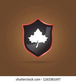 leaf icon. nature sign