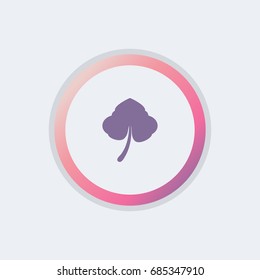 leaf icon. nature sign