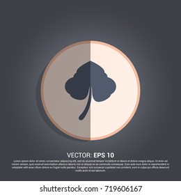 leaf icon. nature sign