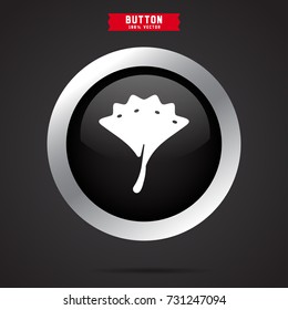 leaf icon. nature sign