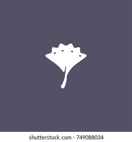 leaf icon. nature sign