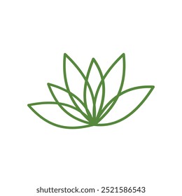 Leaf icon on background for graphic and web design. Simple leaves icon sign. Internet concept symbol for website button or mobile app