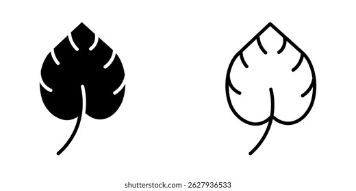leaf icon on white background