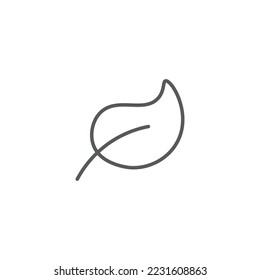 Icono De Hoja, Ilustración Del Vector De Icono De Planta Eps10