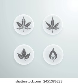 leaf icon. save the world concept icon	
