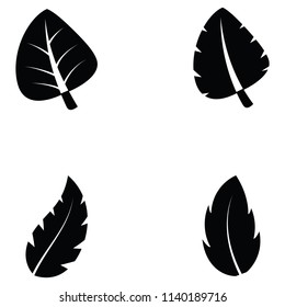 leaf icon set