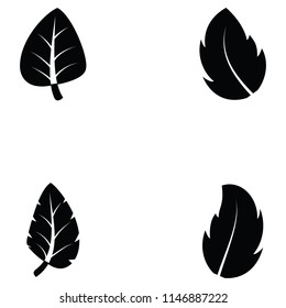 leaf icon set