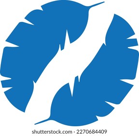 Juego de iconos de hoja, símbolo de hoja natural conjunto vector negro
