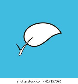 leaf icon. leaf sign