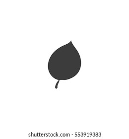 leaf icon. sign design