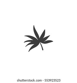 leaf icon. sign design