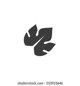 leaf icon. sign design