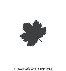 leaf icon. sign design