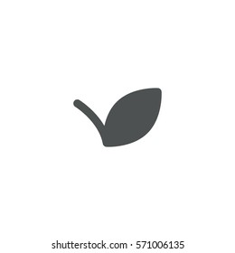 leaf icon. sign design