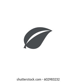 leaf icon. sign design